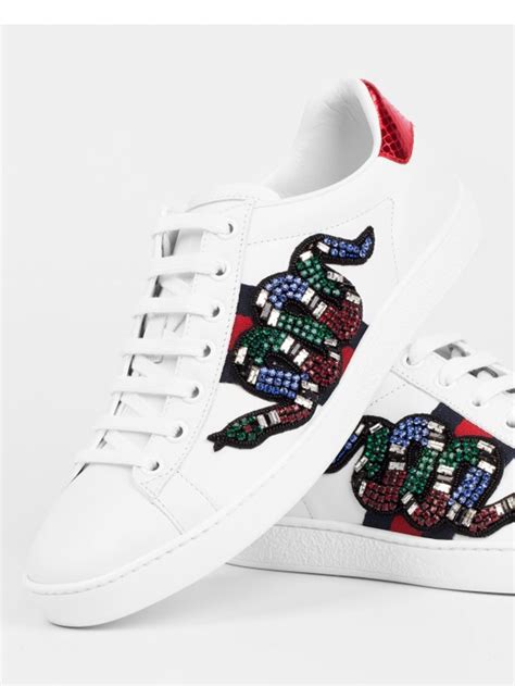 gucci women's ace sneakers snake|Gucci snake sneakers men.